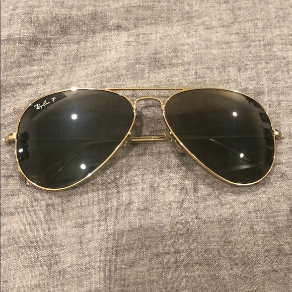 Ray-ban Sunglasses - Gold Frame / Polarized - Picture 2 of 2
